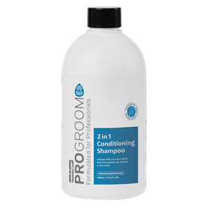 ProGroom Dermcare Shampoo is a professional grooming shampoo for maintaining coat health. Formulated for professionals